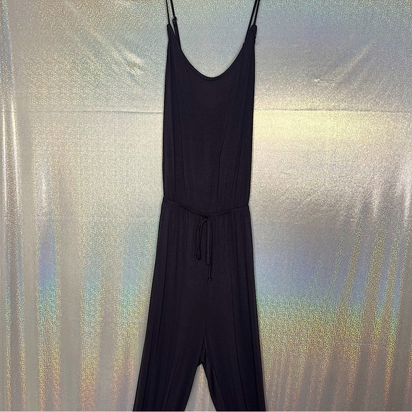 Fantastic fawn jumpsuit onsie jumper grey tie waist criss cross back comfy - Picture 5 of 12